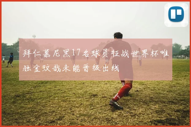 拜仁慕尼黑17名球员征战世界杯唯独金玟哉未能晋级出线