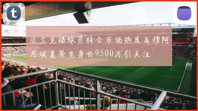 法兰克福球员转会市场热度高穆阿尼埃基蒂克身价9500万引关注
